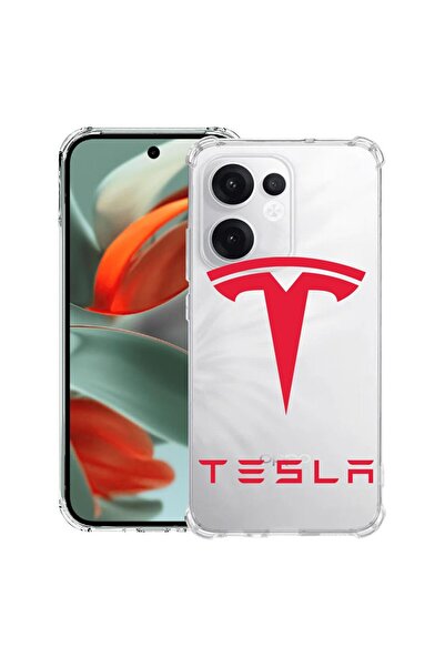 bestcase ¬Æ Husa compatibila OPPO Reno13 F 5G, Anti Shock 1.5MM, Tesla Red, P...
