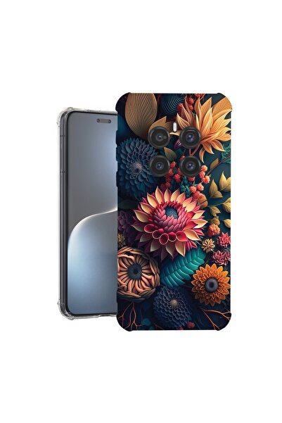 bestcase Θήκη για Honor Magic7 Pro, Αντικραδασμική 1.5MM, Πολύχρωμα Λουλούδια...