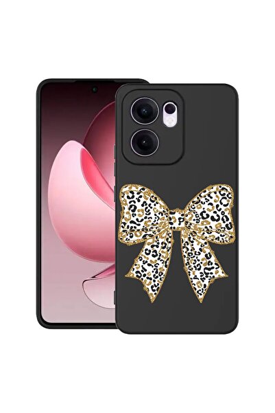 bestcase ¬Æ Husa Slim Silicon pentru OPPO Reno13 F / Reno13 FS, Leopard Bow, ...