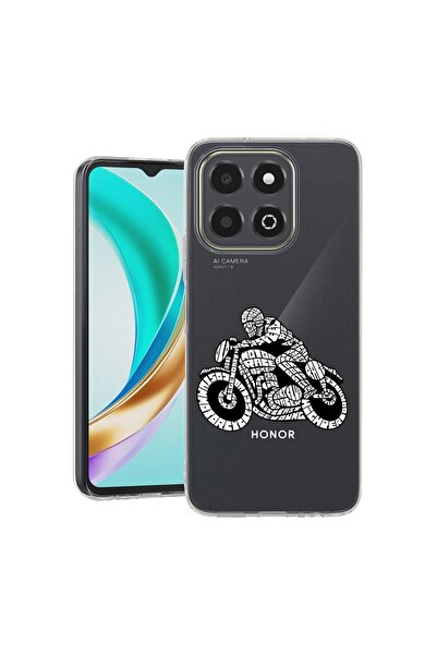 bestcase Калъф за Honor X6b, BestCase™ Прозрачен силиконов 2ММ, Калиграфия Мо...