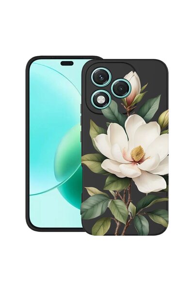 bestcase ¬Æ Husa TPU Ultra Slim Compatibila cu Honor 400 Lite, Floral - White...