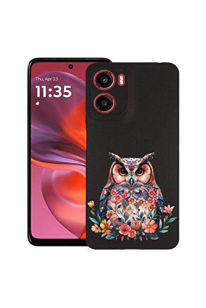 bestcase ¬Æ Husa Slim Silicon pentru Motorola Moto E15, OWL, 1997859 B 1879