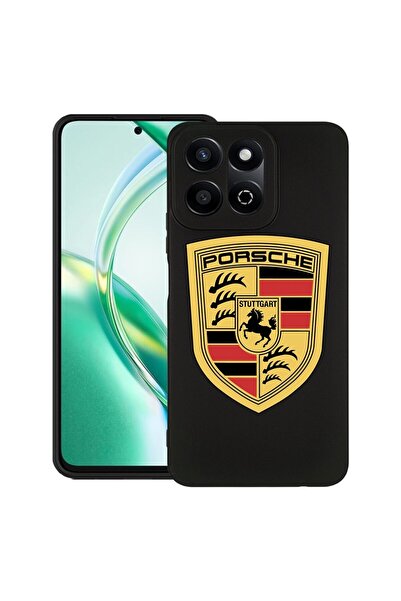 bestcase ¬Æ Husa pentru Honor 200 Smart, Slim Silicon, Porsche, Protectie cam...
