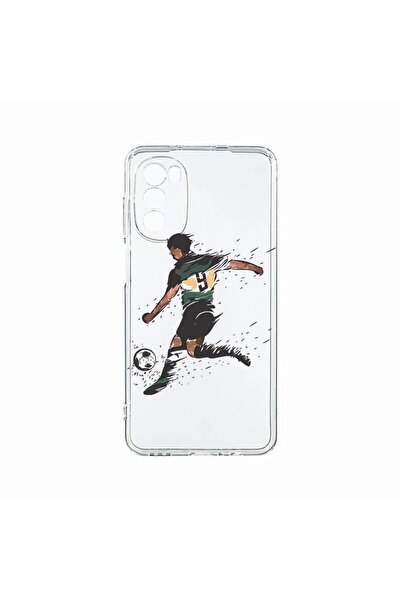 bestcase Θήκη σιλικόνης, Συμβατή με Motorola Moto G82 / Moto G52, Ποδόσφαιρο,...