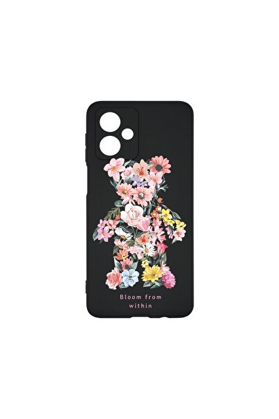 bestcase Калъф за Motorola Moto G55, BestCase® Тънък силиконов 0.8ММ, Мече, ц...