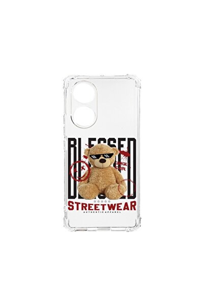 bestcase Husa Anti Shock 1.5MM, compatibilă cu OPPO A18, Teddy Bear Blessed, ...