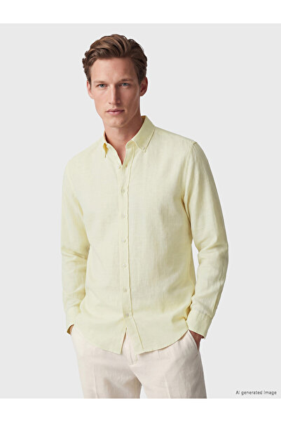 LC Waikiki Rmz Gi̇yi̇m Farkiyla Standard Fit Dobby Men's Shirt