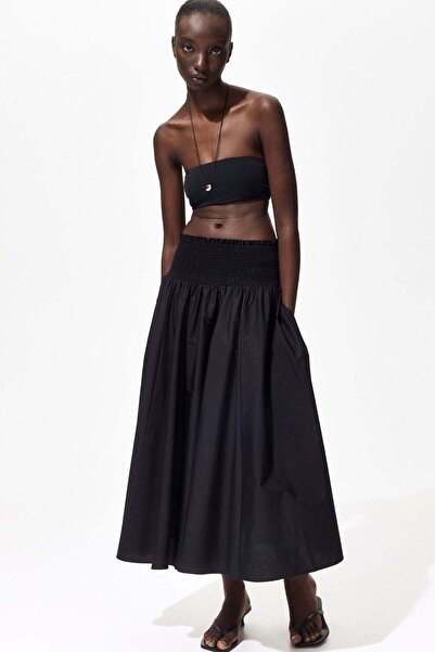 H&M Smocked-waist skirt