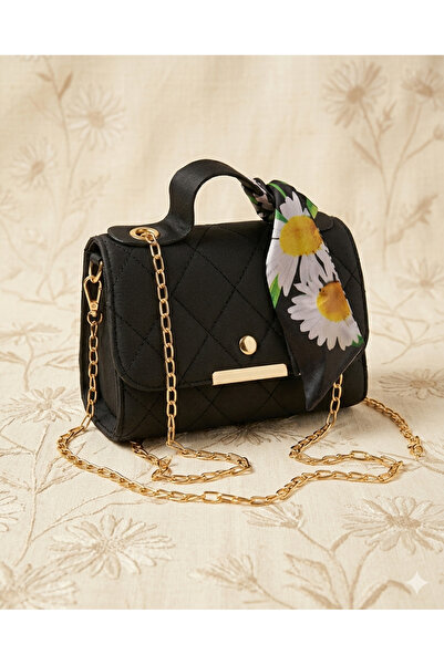 mavolie Mink Scarf Chain Handbag
