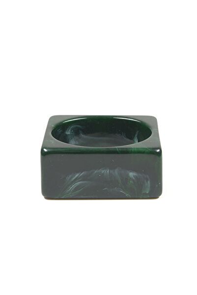 meli melo Bratara moderna verde cu forma patrata si stil minimalist