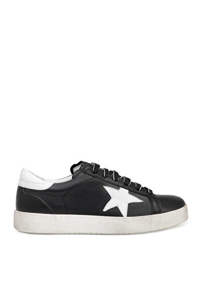 Tergan Siyah Hakiki Deri Kadın Sneaker - K25I1AY68072-A23