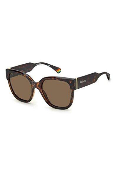 Polaroid نظارات شمسية PLD 6167/S HAVANA للنساء مقاس 55 ملم