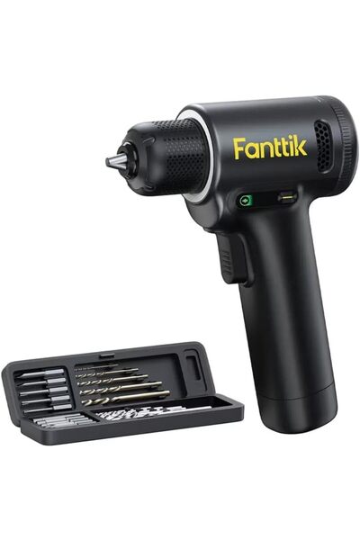 Fanttik Apex Cordless Brushless Electric Drill & Screwdriver Set, Type-C, 20-...