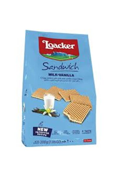 Loacker Milk Vanille bags 18 x 200g