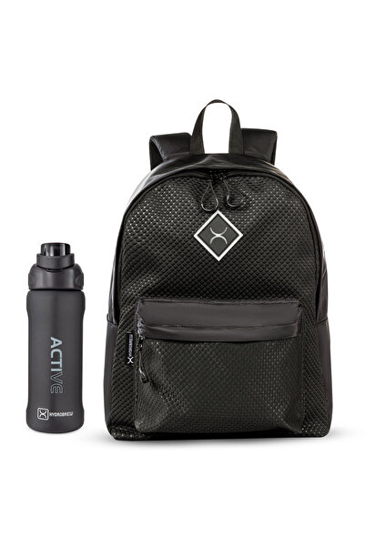 Hydrobrew 17" Backpack w/ Sip Switch Tritan Water Bottle 1000ml | Laptop Back...