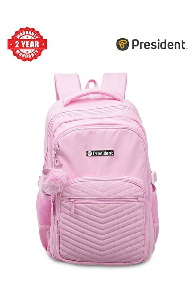 President School Backpack Waterproof Book Bag with Compartments and Doll Pend...