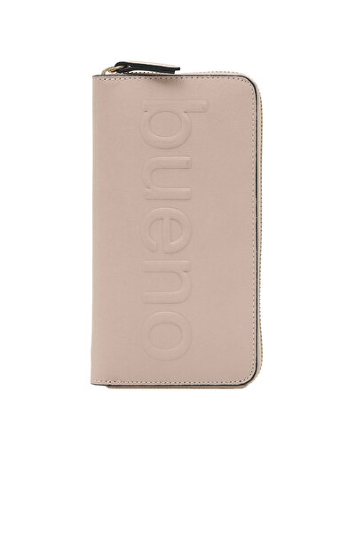 BUENO Powder Leather Women's Wallet