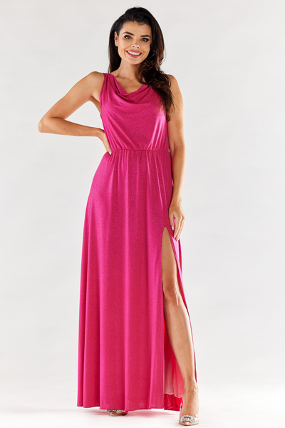Awama Long dress, Awama, Polyester, Fuchsia, L