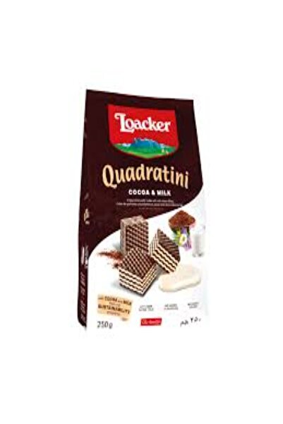 Loacker Cocoa & Milk Quad 18 x 250g