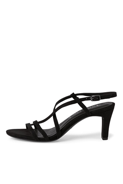 Tamaris Black sandals with straps and medium heel