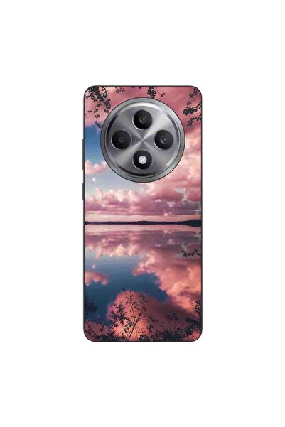OEM Husa compatibila cu Oppo Reno12 FS Silicon Gel Tpu Model Pink Clouds
