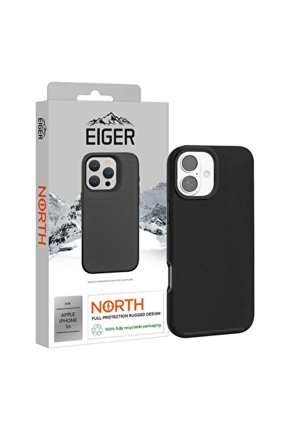 EIGER Husa North Case iPhone 16 Negru