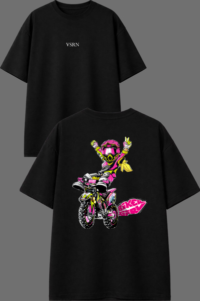 VSRN Μπλουζάκι Motocross Girls με σχέδιο, μπροστινό και πίσω τμήμα με στάμπα,...