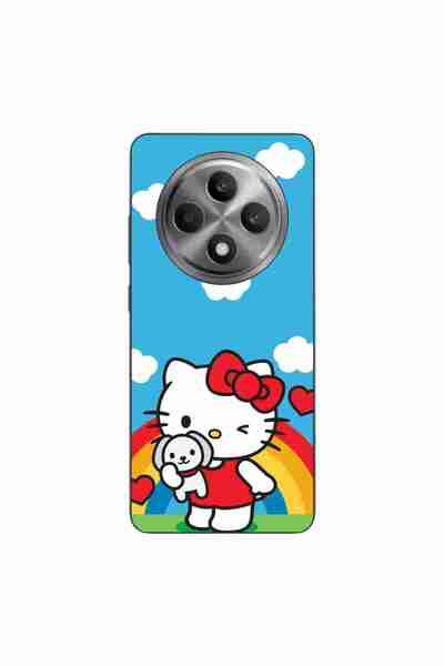 OEM Husa compatibila cu Oppo Reno12 FS Silicon Gel Tpu Model Hello Kitty Rainbow