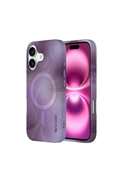 İncase Halo Case MagSafe - Husă iPhone 16 (Oil Slick Lilac)