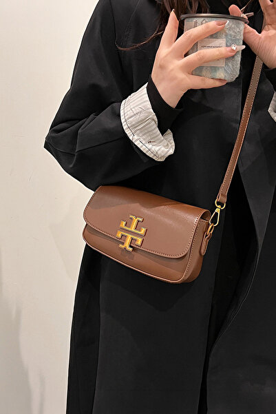 Louis Vettriano Shoulder Bag for Women Classic Metal Logo Flap Crossbody Bag
