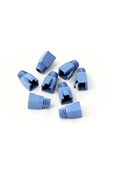 Digitus Os≈Çonka na wtyk RJ45 (w opak. 10 szt.), niebieski, do kabli o du≈ºej...
