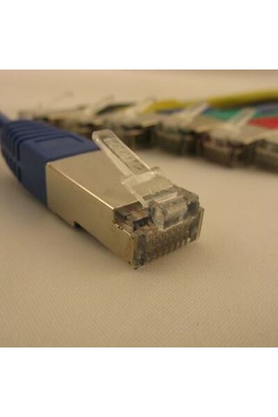 Netrack BZPAT5FB cablu patch RJ45, cu carcasă turnată, cat. 5e FTP, 5m albastru