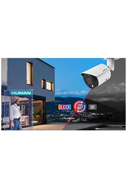 DAHUA CAMERĂ IP IPC-HFW2649S-S-IL-0360B Smart Dual Light WizSense - 6 Mpx 3.6 mm