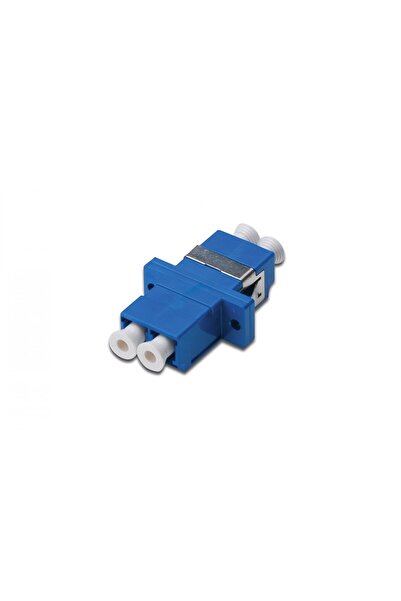 Digitus Adaptor optic LC/LC, duplex, monomod O S2, ferulă ceramică, albastru