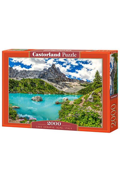 Castorland Puzzle 2000 Lacul Sorapis, Alpi, Italia CASTOR