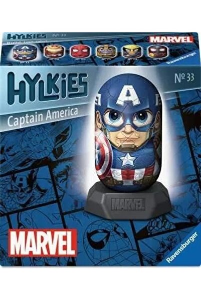 RAVENSBURGER Puzzle 3D Hylkies: Căpitanul America