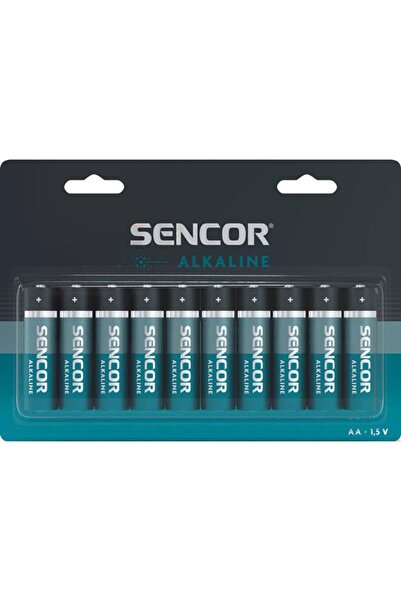 Sencor Baterie alcalină, AA (LR6), AA, 1.5V, blister, pachet de 10