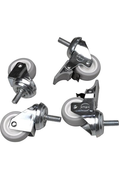 EQUIP 4xRulmenți pentru rack-uri de servere /Pro-Mount 75mm negru