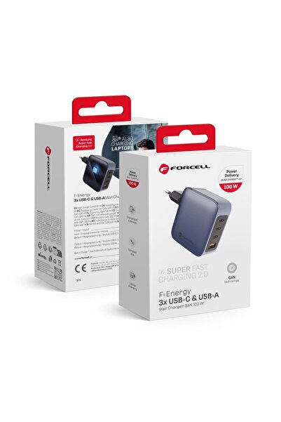 Forcell VT-46 Ladetajs 3xType C + USB QC4.0 100W VT-46 (5903396231421)