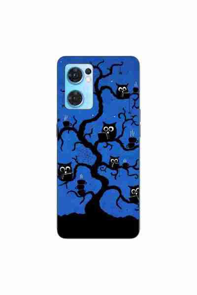 OEM Husa compatibila cu Oppo Reno7 5G Silicon Gel Tpu Model Halloween Tree Owls