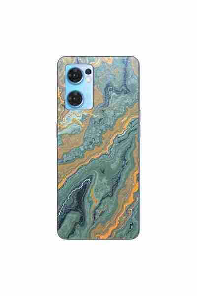 OEM Husa compatibila cu Oppo Reno7 5G Silicon Gel Tpu Model Forest Flame Marble