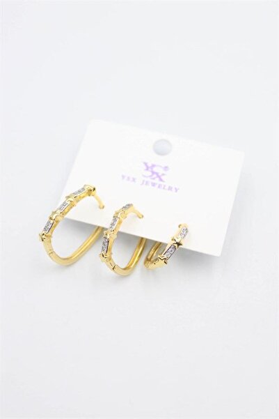 atastore2017 3-Piece Jewelled Earrings - Gold