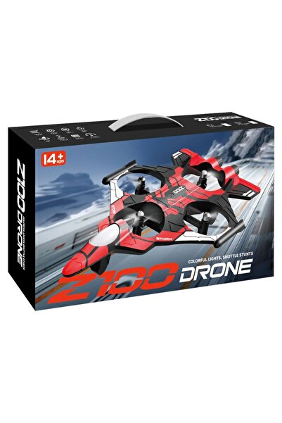 z1 RC Plane Drone Toy with LED Lights, Remote Control Aircraft with Auto Hover Function, Beginner Friendly ABS Flying Jet Toy for Kids
