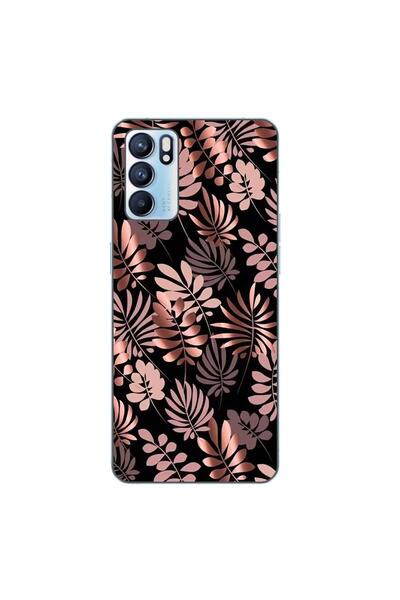 OEM Husa compatibila cu Oppo Reno6 5G Silicon Gel Tpu Model Bronze Paradise