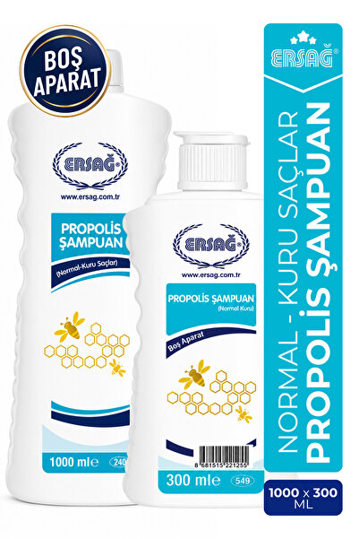 Ersağ Aparatlı Propolisli Şampuan Normal-Kuru Saçlar 1000 ML