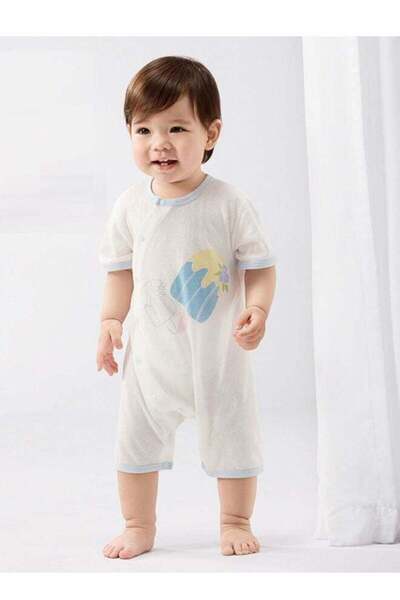 Be a better mom Unisex Baby Comfortable Organic Cotton Gauze Long Sleeves str...