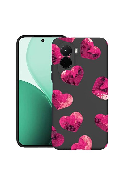 bestcase Υπέρλεπτη Θήκη TPU Συμβατή με Poco M7, με Σχέδιο Καρδιάς, 3119618 B 987