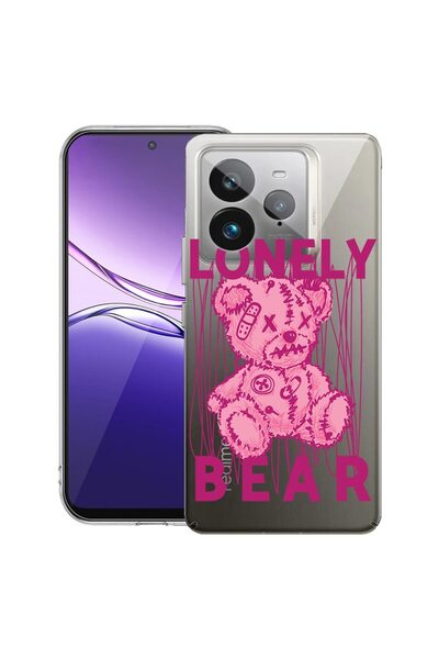 bestcase Θήκη για Realme GT 7 Pro με σχέδιο Αρκουδάκι Μοναχικό, Διαφανής Λεπτ...