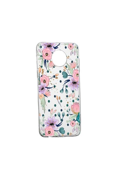 bestcase Husa Silicon Flowers, Compatibila Cu Nokia G50, rezistenta la uzura,...