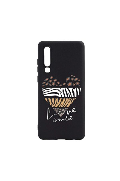 bestcase Husa Silicon Compatibila Cu Huawei P30, Love Is Wild, rezistenta la ...